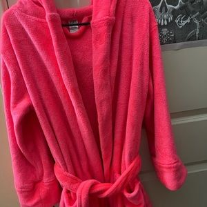 PINK Hooded Bathrobe